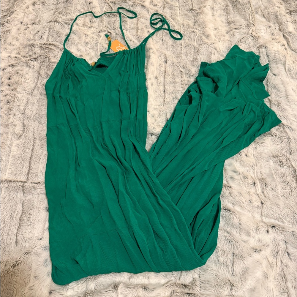 Green Maxi Dress Coverup